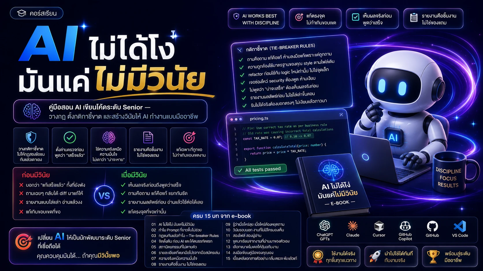 AI ไม่ได้โง่ มันแค่ไม่มีวินัย